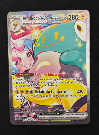 Carte Pokémon - Ampibidou ex de Mashynn 183/159 - FR