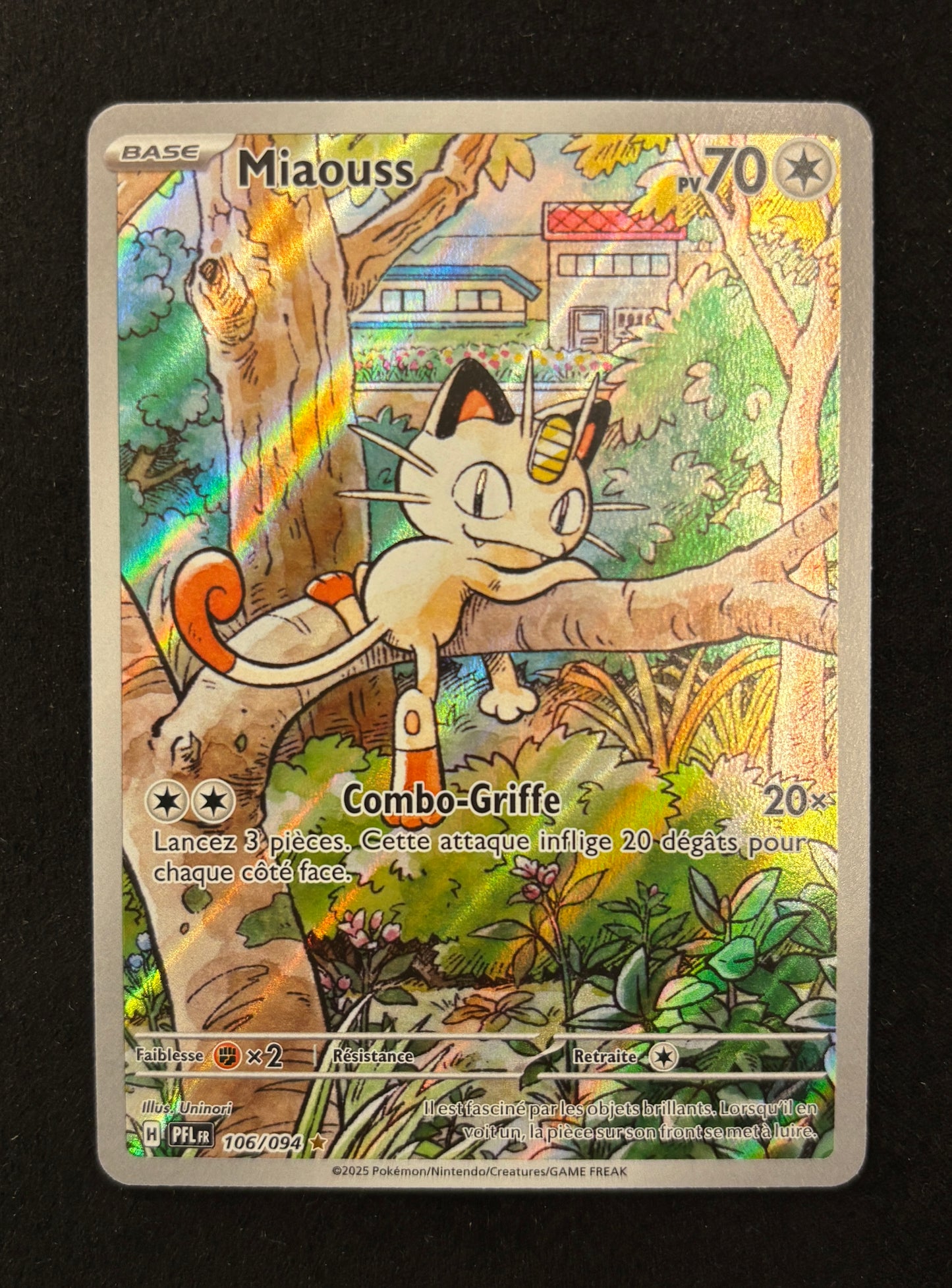 Carte Pokémon - Miaouss AR 106/094