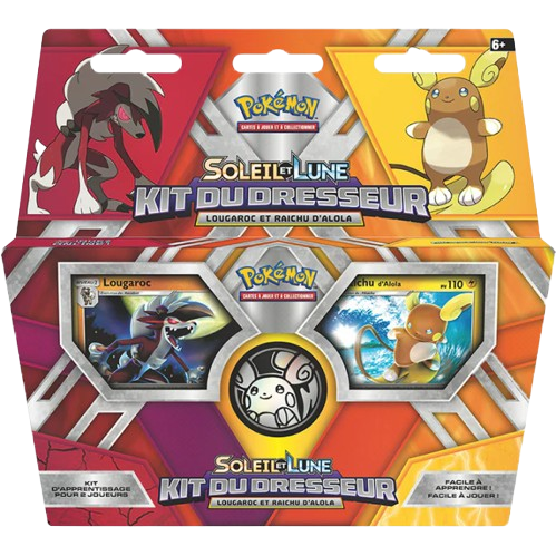 Kit de Dresseur Pokemon - Lougaroc & Raichu D'Alola - FR