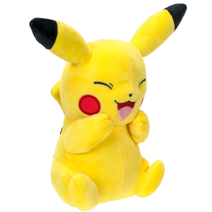 Peluche Pikachu 20cm qui rigole