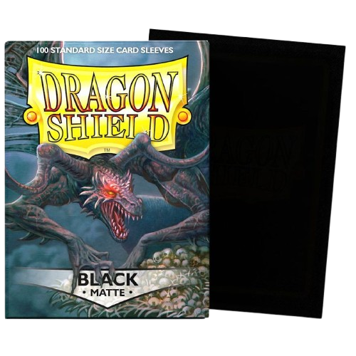 Sleeves Dragon Shield - Black Matte x100 Standard Size