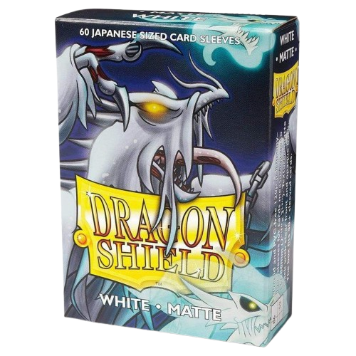 Sleeves Dragon Shield - White Matte x60 Japanese Size