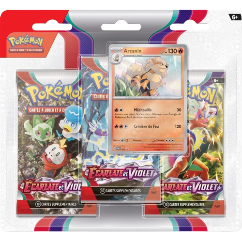 Tripack Pokemon - Ecarlate et Violet - FR