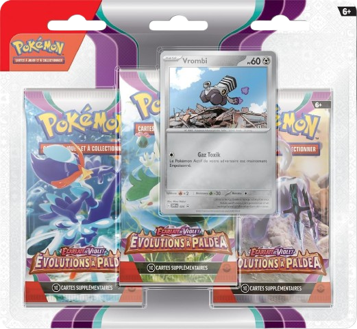 Tripack Pokemon - Evolutions à Paldéa - FR