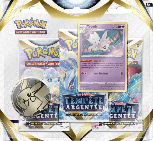 Tripack Pokemon - Tempête Argentée - FR