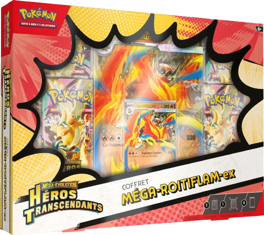 Coffret Pokemon - Héros Transcendants 4 boosters - FR - SAKURO
