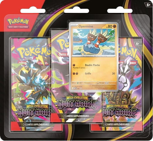 Tripack Pokémon - Nuit Noire - FR - SAKURO